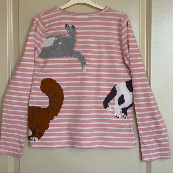 Sz11-12 Mini Boden Appliqué Cats Jersey Tunic/T-shirt - Picture 5 of 9